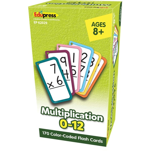 Edupress™ Multiplication Flash Cards - All Facts 0-12 TCR62029